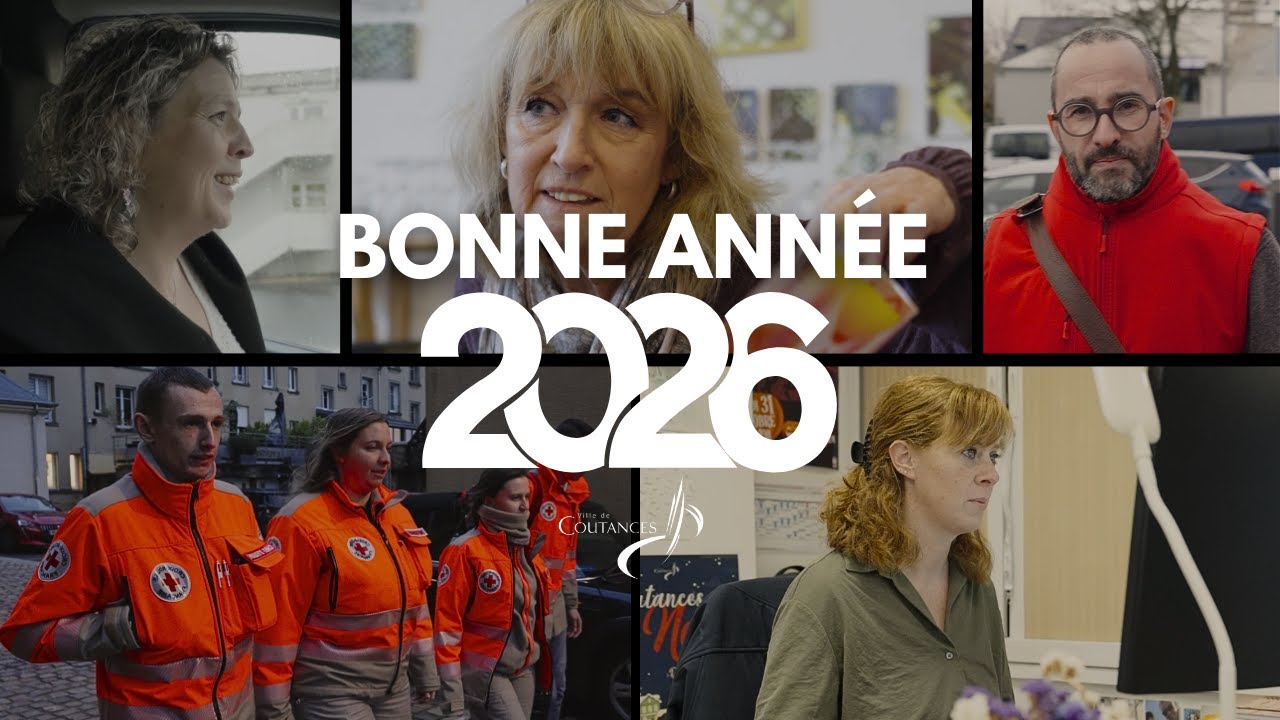 La Ville de Coutances vous souhaite une bonne année 2026 ! ✨
