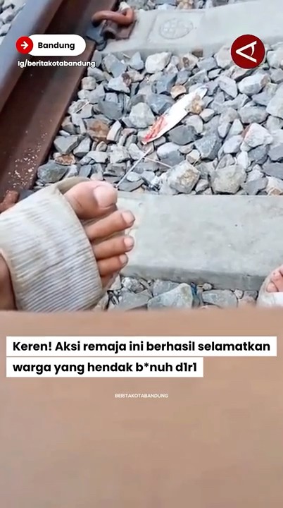 Touched, this teenager's actions succeeded in saving a resident who was about to commit suicide o...