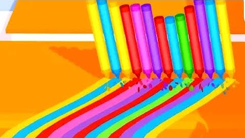 Pencil Rush MAX LEVEL 🌈🥳 Gameplay All Levels Walkthrough iOS, Android New Game