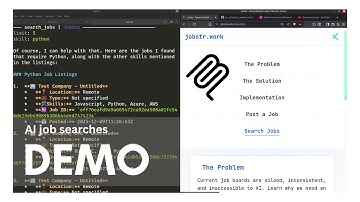 AI job search | Schema for jobstr.work | Nostr + MCP + LLM