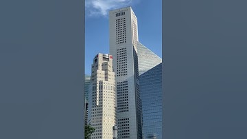 High Rise office buildings in CBD Singapore #shortsvideo #shorts #ytshorts #skyscraper #sg #worklife