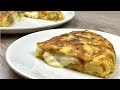 VOUS AVEZ DES POMMES DE TERRE, OIGNON, OEUF ET FROMAGE ? ESSAYEZ CETTE DÉLICIEUSE RECETTE FACILE !