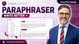 Rewrite Research Text Faster with AnswerThis Paraphraser