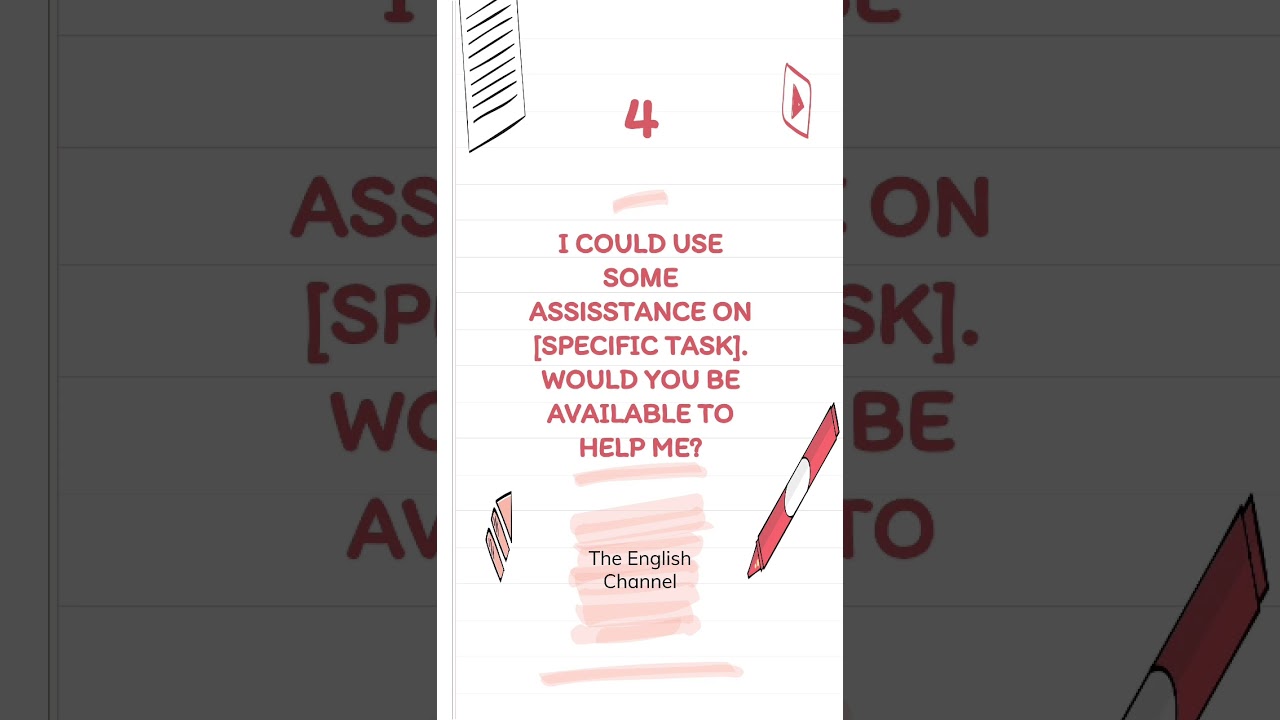 HOW TO ASK FOR HELP AT WORK IN ENGLISH