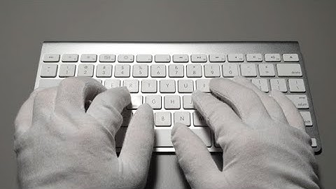 ASMR Satisfying Keyboard Typing - Apple Magic Keyboard (No Talking)