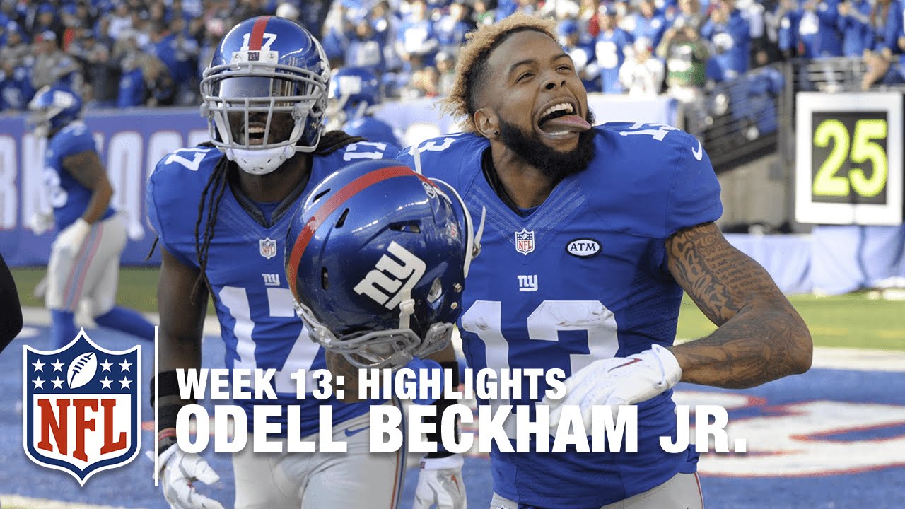 Odell Beckham Jr.'s Record-Breaking Day! (Week 13), Jets vs. Giants