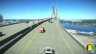 Mobile River Bridge and Bayway Conceptual Rendering