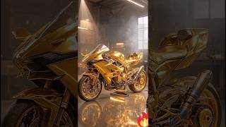 Kawasaki gold Ninja H2R.#ytshorts #automobile #bikelover #youtubeshorts #foryou .