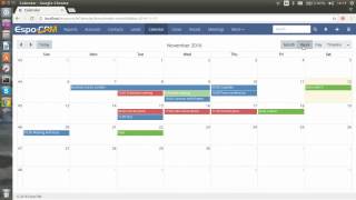 Calendar And Activities In Espocrm