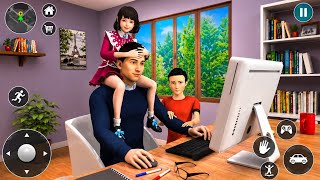 Virtual Father 👨‍👩‍👧  Simulator 3D 🏠 | Happy Family ❤️ - Android IOS Gameplay 🎮 #simulator #gameplay screenshot 2