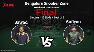 Snooker Singles Tournament Finals - Jawad VS Sufiyan - Bengaluru Snooker Zone (BSZ)