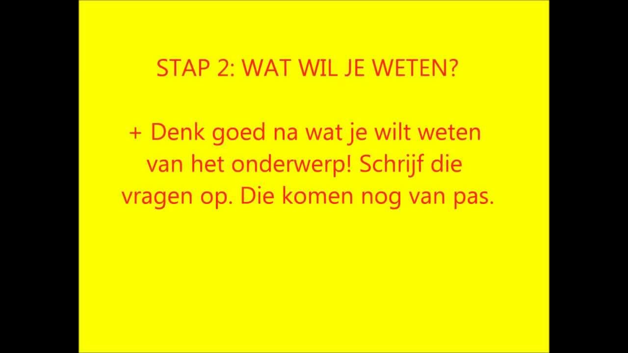 Hoe maak ik een werkstuk - In 10 stappen! - YouTube