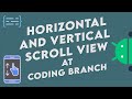 Android ScrollView & HorizontalScrollView - Dynamic Layouts with LayoutInflater (Java) | Urdu/Hindi