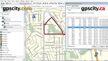 A Look at Tracklogs in Garmin Basecamp with GPS City on a PC