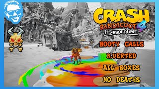 Booty Calls (N.Verted) - Full Walkthrough - No Deaths - All Gems - Crash Bandicoot 4 [4k]