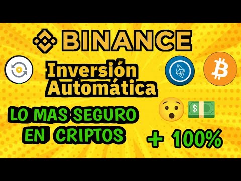 INVERSION AUTOMATICA de BINANCE - Como Funciona Lo mas SEGURO en Criptomendas 2024 PASO PASO