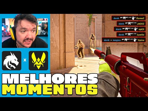 DONK vs ZYWOO! VITALITY vs SPIRIT - MELHORES MOMENTOS - BLAST PREMIER WORLD FINAL 2024