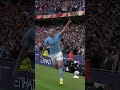 HAALAND with the BRUTE STRENGTH! 💪😮‍💨 #mancity #football #shorts #shortsvideo #shortsfeed #goals