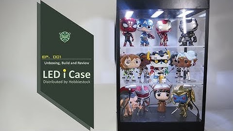 LED i Case Funko Pop Display Shelf Unboxing, Build and Review