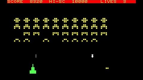 Sharp MZ-700 Game: Galactic Attack (1983)