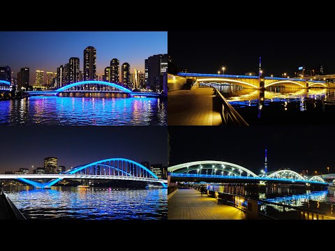 風景画　東京　隅田川　　SHO Picture Scroll of the Highlights of the Sumida River | EDO