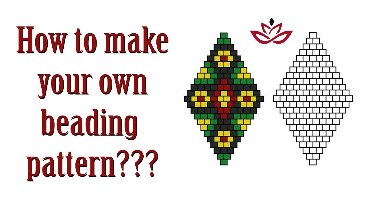 how to make your own beading pattern youtube