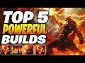 TOP 5 NEW AND POWERFUL BUILDS! Path of Exile 2 Builds (POE 2 BUILDS)