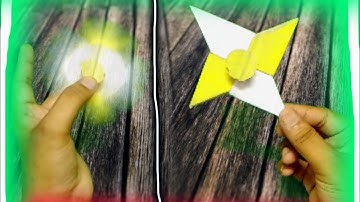 How To make a  paper fidget spinner part -1