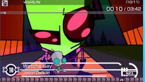 PSP Theme Invader Zim Animated Look