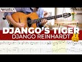 Djangos tiger version django reinhardt  solo et tablature gyspy jazz free tab