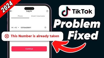 How to Fix This Phone Number is Already Taken Tiktok problem | Phone number already in use Tiktok