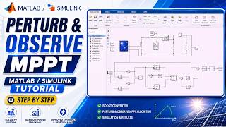 Step-by-Step P&O MPPT Implementation for Solar PV in MATLAB Simulink | Boost Converter & PI Tuning