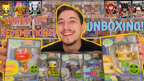 Opened Transformers NFT Packs | Unboxing Funko NFT TMNT Physical Redemption Pop Set!