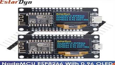 NodeMCU ESP8266 V3 Development Board With 0.96 Inch OLED Display CH340 ESP-12F WiFi Module