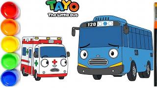 How to Draw Tayo & Alice | Tayo The Little Bus Coloring Pages screenshot 5