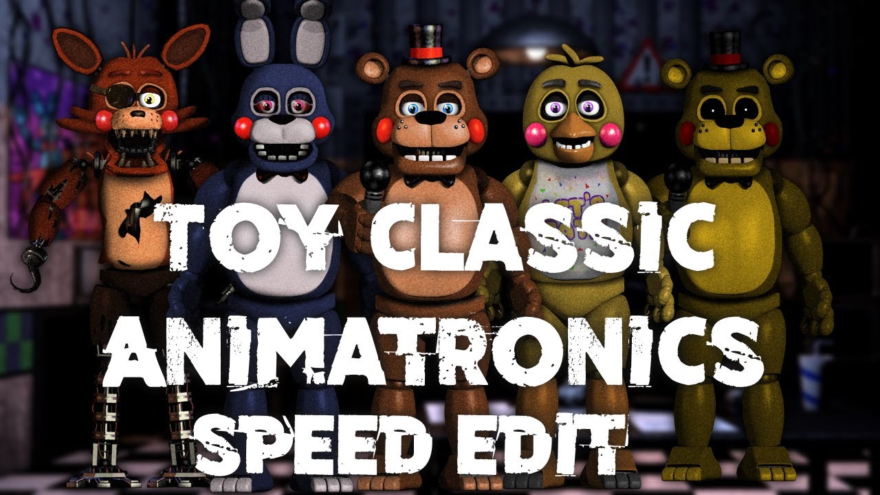 Making Nightmare Animatronics of every FNAF character (except the classic  animatronics as they are being replaced with the FNAF plus animatronics).  Give me some ideas for speed edits if you'd like to! 