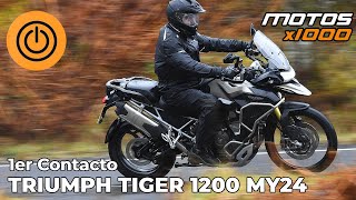 Nueva Triumph Tiger 1200 MY24 bajo la lluvia de Escocia | Motosx1000