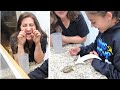 CRYING LIKE A LITTLE BABY + GIVING OUR PET RUSSIAN TORTOISE A NEW HOME | A DAY WITH THE FAMBAM