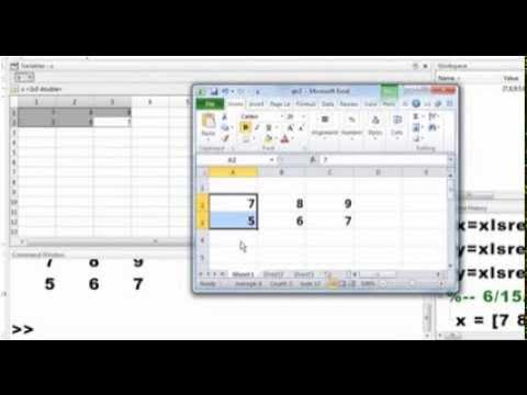 Matlab Exporting data to Excel - YouTube