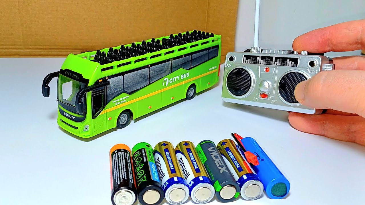 Unboxing of RC City Bus Remote Control Bus in Action - YouTube