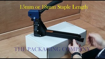 Carton Closer Manual