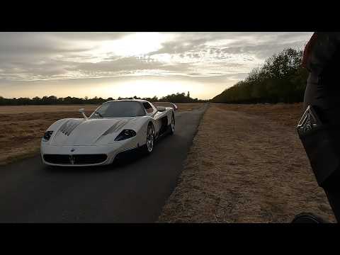 RARE Maserati MC12 , Bugatti Veyron, P1 and more v Cyclist !