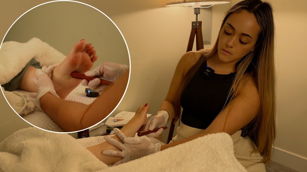ASMR Reflexology Therapy Massage [Hands, Feet & Ear Seeds] Extremely Relaxing | Soft Spoken Roleplay