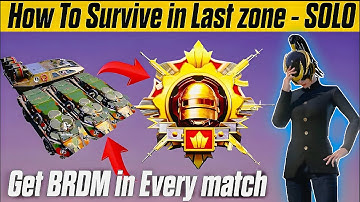 DAY 33🇮🇳 GET BRDM IN EVERY MATCH ✅ SOLO CONQUEROR RANK TIPS AND TRICKS 