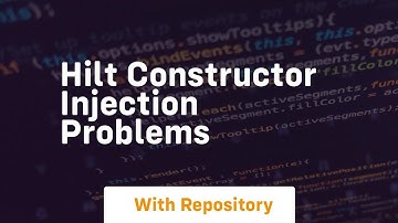Hilt constructor injection problems
