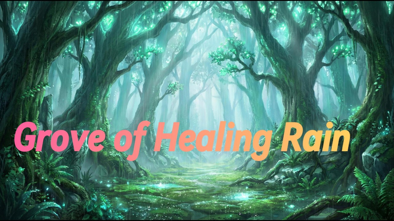 Grove of Healing Rain | Relaxing RPG Instrumental perfect for sleep, study, meditation, healing.