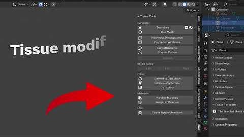 Blender FREE Add-on Creates Complex Patterns FAST | Tissue Modifier Tutorial  #blendertutorial