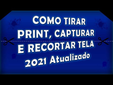 Vídeo: Como Recortar Uma Captura De Tela