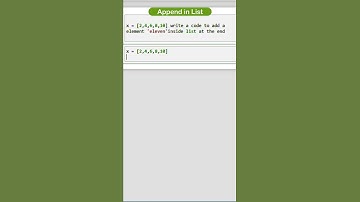 Append Element in List | List In Python | Python Tutorial | Exersice #shorts  #python #ytshorts #4k