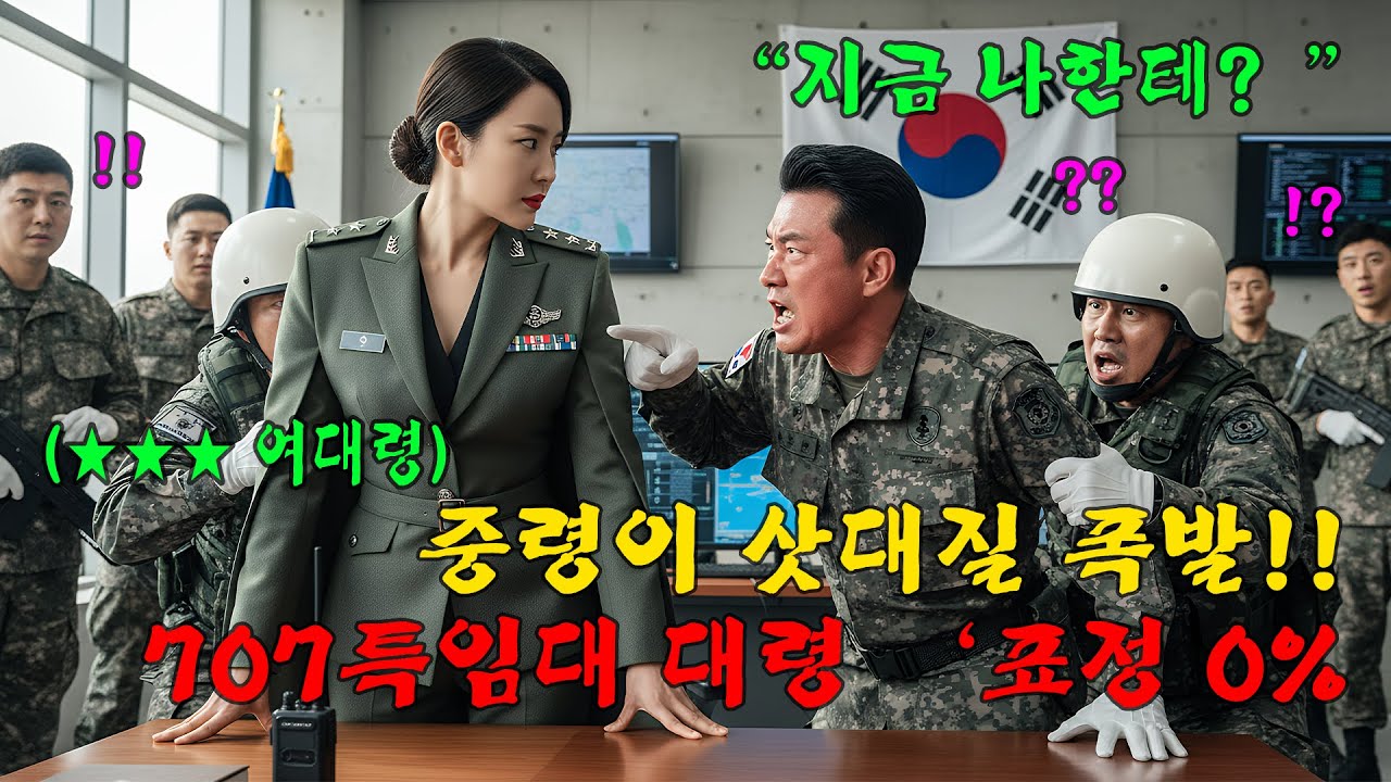“감히 내 앞에서” 707특임대 대령에게 삿대질한 중령… 결국 공개 망신 엔딩l 오디오북 l 감동 l 창작사연 l